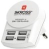 SKROSS World Adapter Pro + USB 4xA 3-polig (7A) Reiseadapter 1302522