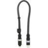 Rolling Square inCharge XL 6-in-1 Multi-Ladekabel 30cm Schwarz