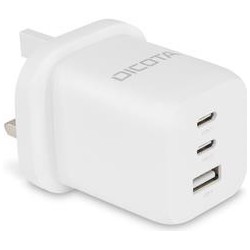 Caricabatterie DICOTA GaN 65W 1xUSB-A, 2xUSB-C