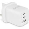 Caricabatterie DICOTA GaN 65W 1xUSB-A, 2xUSB-C