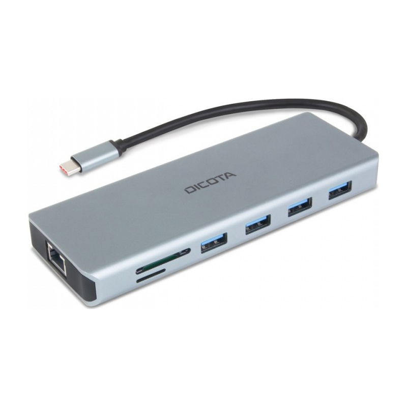 DICOTA Docking Station USB-C 100W HDMI,DP,USB-A,USB-C,SD,microSD,LAN