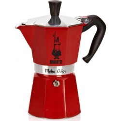 Bialetti Mocha Express caraffa 3 tazze Rosso Passione