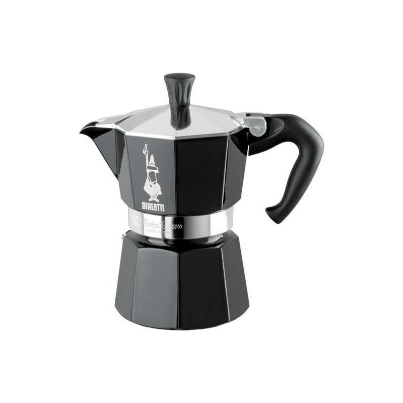 Bialetti Mocha Express caraffa 130 ml 3 tazzeHypnotic Black