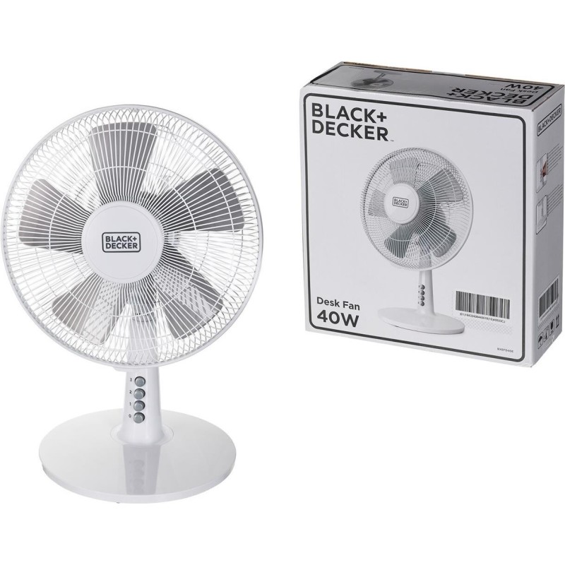 Ventilatore a torre Black+Decker BXTFA45E, 40, plastica, bianco