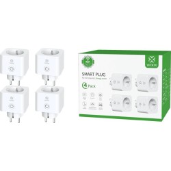 WOOX R6113 Smart Plug 16A + energy monitor 4-Pack