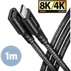 AXAGON BUCM32-CF10AB prodlu&Aring;&frac34;ovac&Atilde;&shy; kabel USB-C (M) &amp;amp lt -&amp;amp