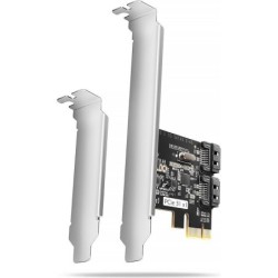 AXAGON PCES-SJ2, PCIe radic - 2x intern&Atilde;&shy; SATA 6G port, JMB582, SP 