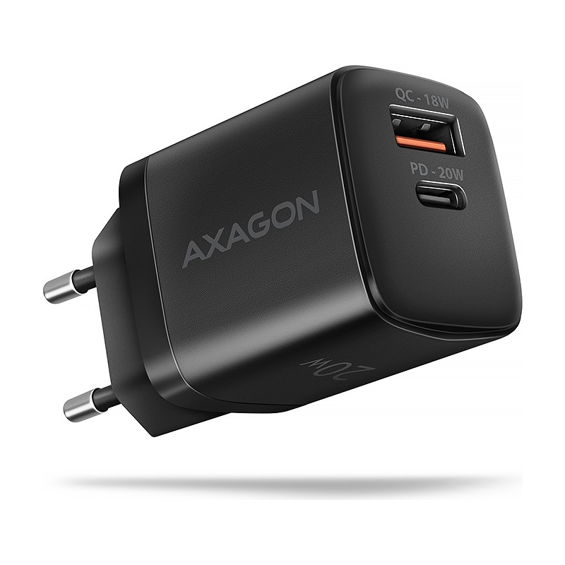 *AXAGON ACU-PQ20 PD&amp;QC wall charger 20W black