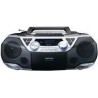 Lenco SCD-720SI Boombox DAB+, FM, CD, Kassette, USB, BT, Fernbedienung