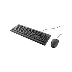 Trust TKM-250 tastiera Mouse incluso USB QWERTZ Tedesco Nero (TKM-250