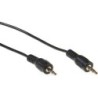 Eminent 1.5m, 3,5 mm/3,5 mm cavo audio 1,5 m 3.5mm Nero (3,5mm stereo