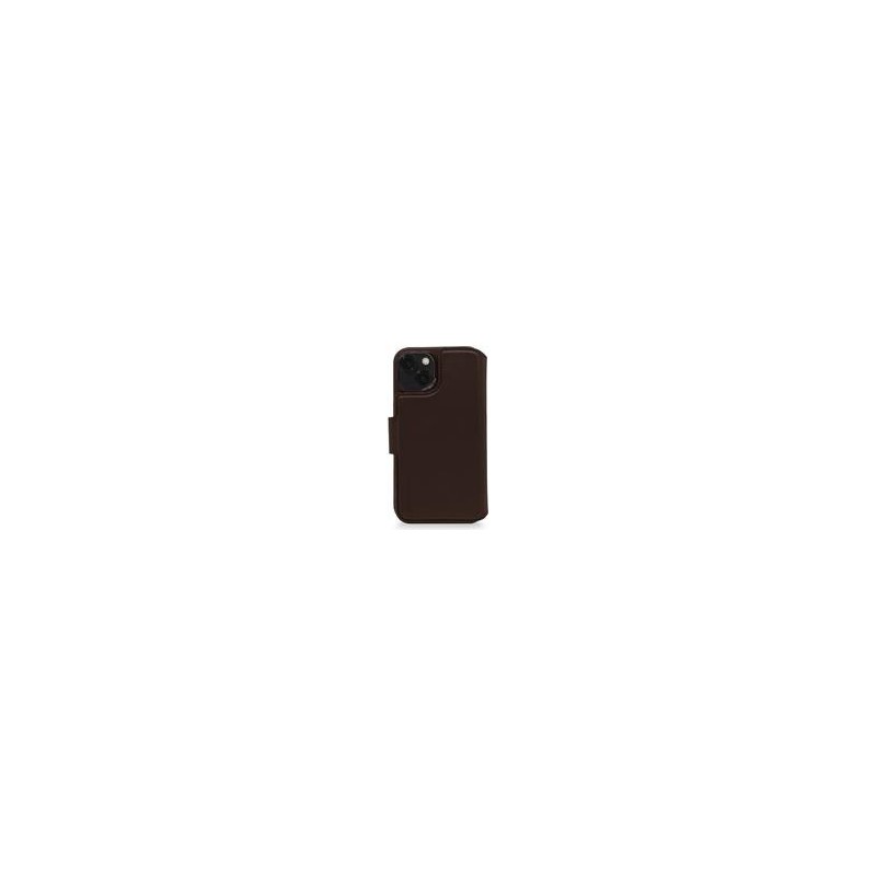 Decoded Leather Detachable Wallet iPhone 14 Plus Chocolate Brown