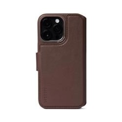 Decoded Leather MagSafe Modu Wallet iP 14 Pro Chocolate Brown