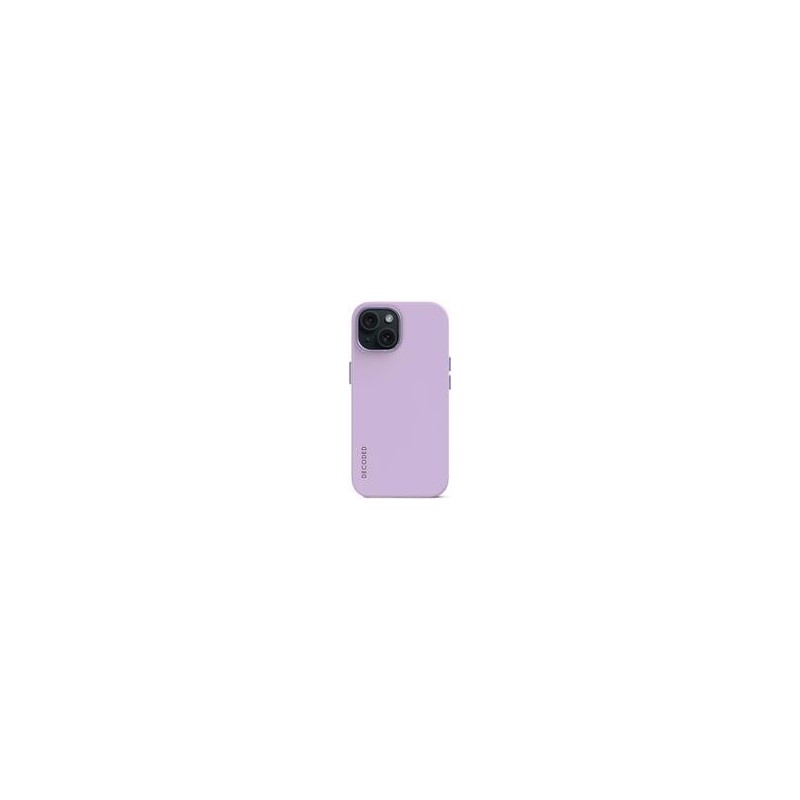 Decoded AntiMicrobial Silicone Backcover iPhone 15 Lavender