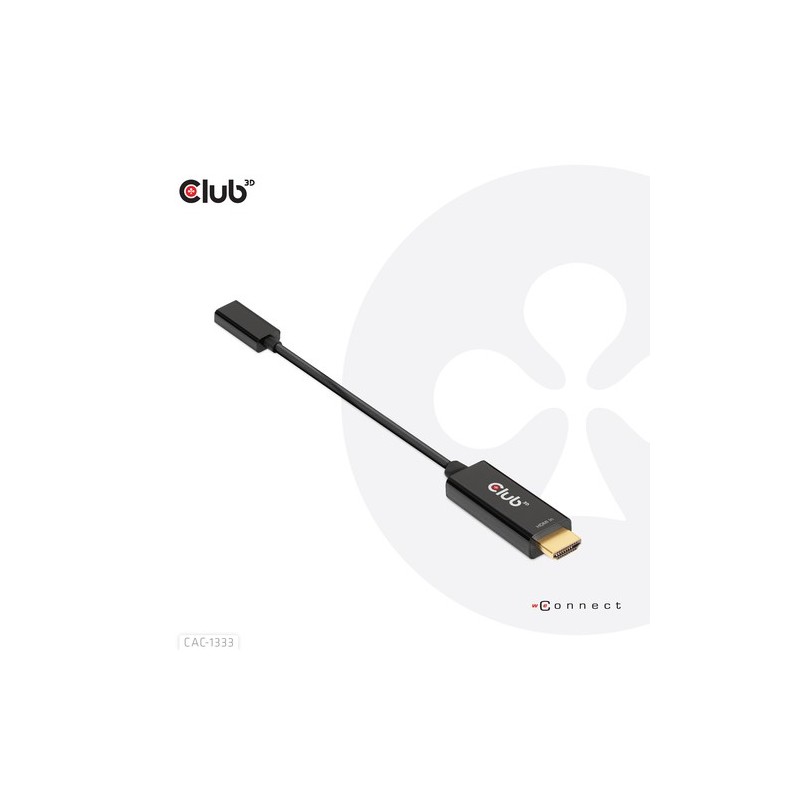 CLUB3D CAC-1333 cavo e adattatore video 022 m HDMI tipo A Standard