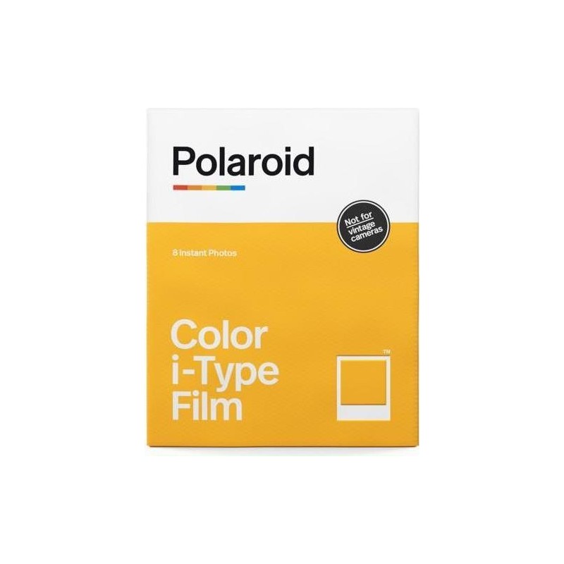 Polaroid Film i-Type Color 8Bilder 8 Bilder,farbig,Rahmen weiss