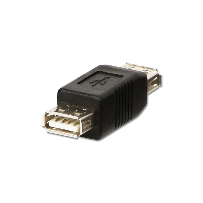 Lindy 71230 adattatore per inversione del genere dei cavi USB A Nero