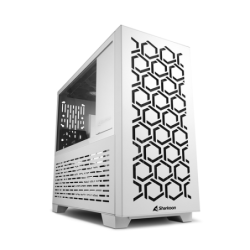 SHARKOON CASE MICRO-ATX 2XUSB 30 VETRO TEMPERATO 1X80MM FAN REAR