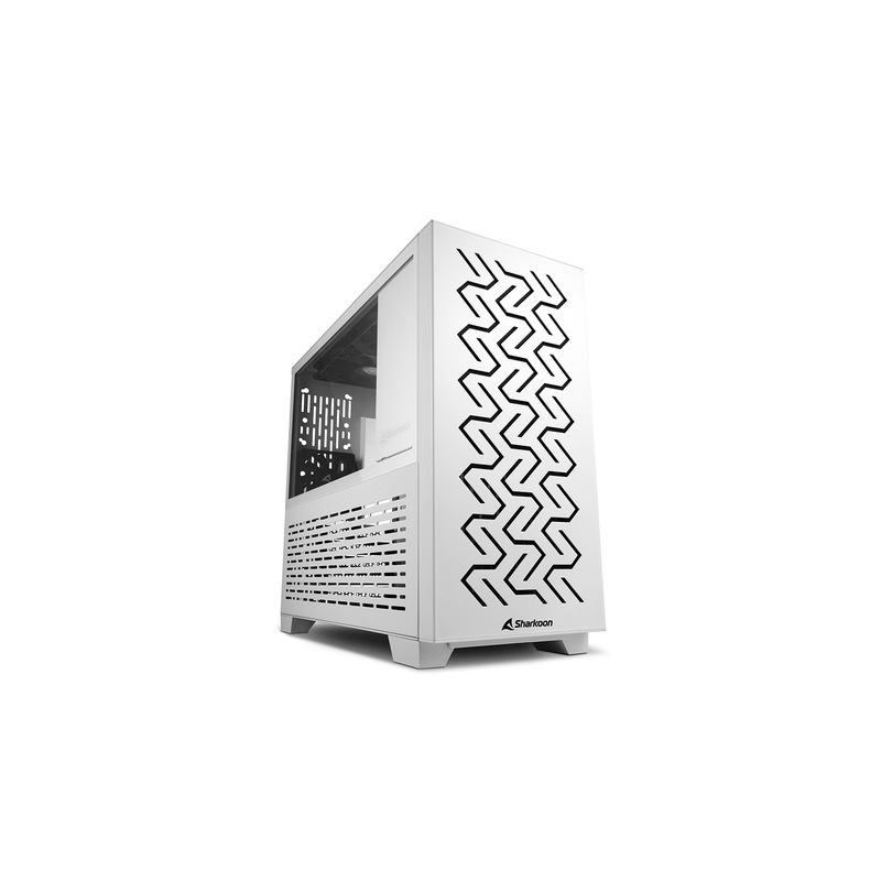 SHARKOON CASE MICRO-ATX 2XUSB 30 VETRO TEMPERATO 1X80MM FAN REAR