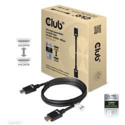 CLUB3D Ultra High Speed HDMI 4K120Hz 8K60Hz Certified Cable 48Gbps M