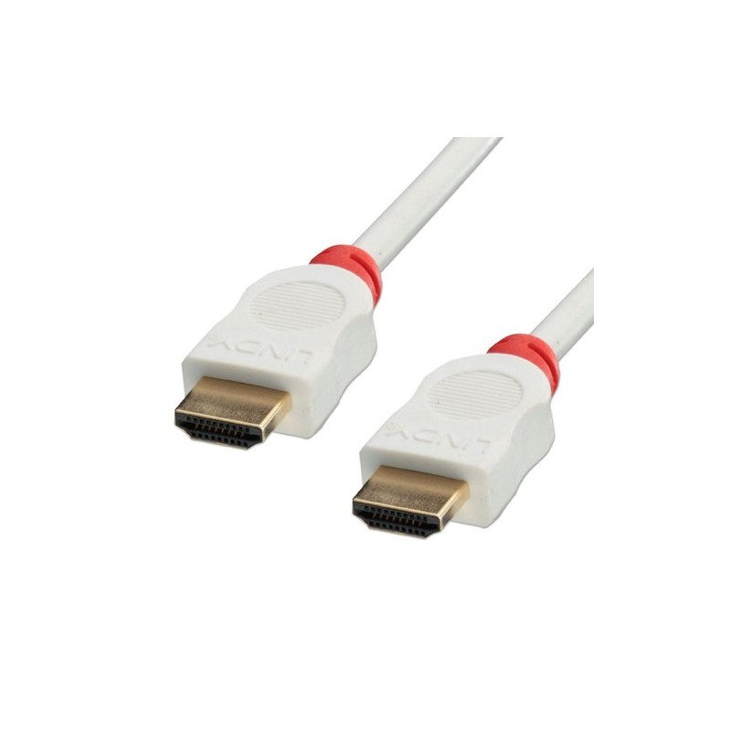 Lindy 41413 cavo HDMI 3 m HDMI tipo A Standard Rosso Bianco