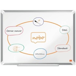 Nobo Premium Plus Pizarra Magnetica de Acero Lacado 600x450mm - Monta