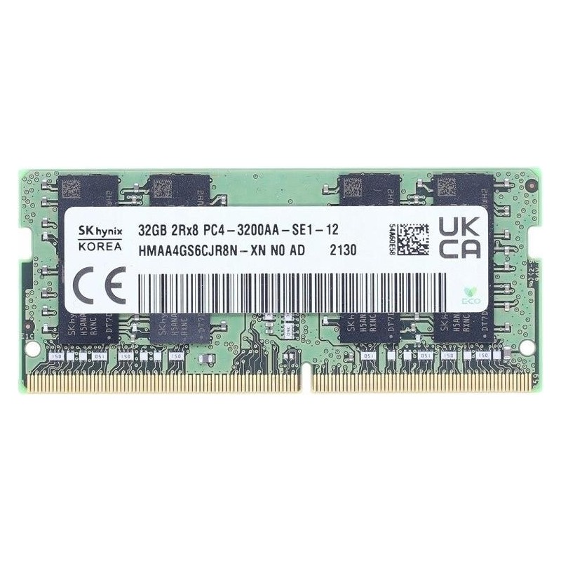 Hynix SO-DIMM 32GB DDR4 2Rx8 200MHz PC4-25600 HMAA4GS6CJR8N-XN