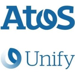 Unify OpenStage Handapparat mit Unify-Logo, ice blue,