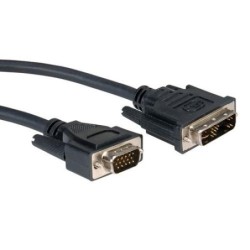 Cavo ROLINE DVI, DVI (12 5) - HD15, M/M, 5m