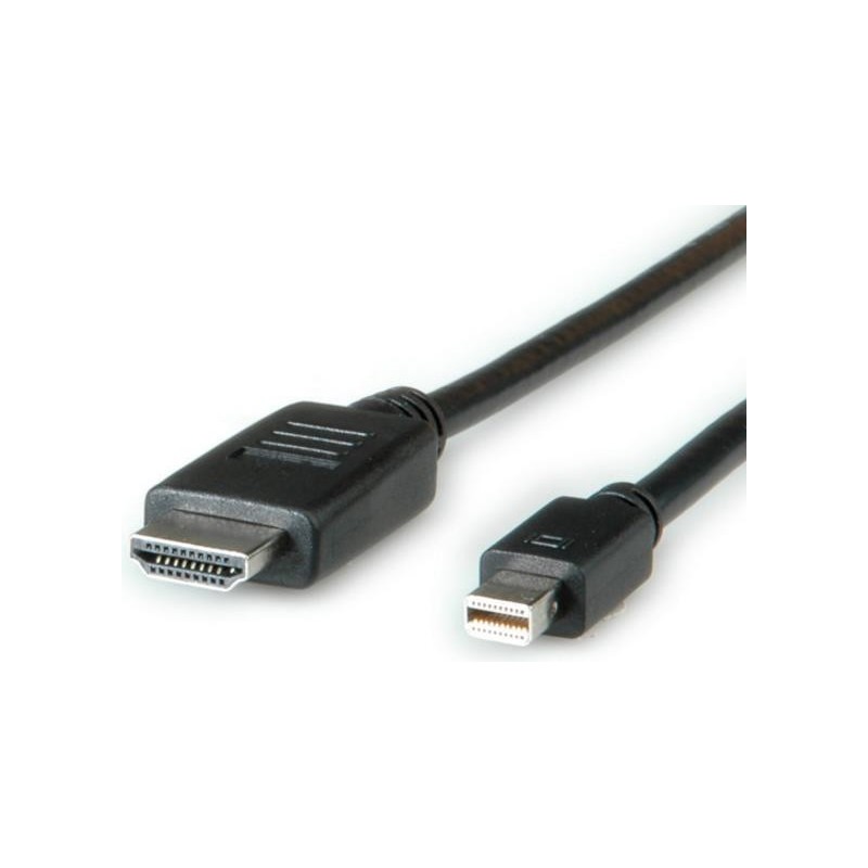 Secomp 11.04.5792 cavo e adattatore video 3 m Mini DisplayPort Nero (