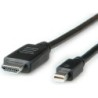 Secomp 11.04.5792 cavo e adattatore video 3 m Mini DisplayPort Nero (