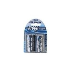 Batteria D ANSMANN NiMH 10.000mAh 2 mono, min.9300mAh, HR20, 1,2V, ma