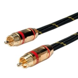 Cavo RCA ROLINE GOLD, RCA, simplex M/M, rosso, 5m