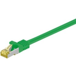 Cavo Goobay S/FTP CU Cat7. Spina RJ45. Verde 0,25 m