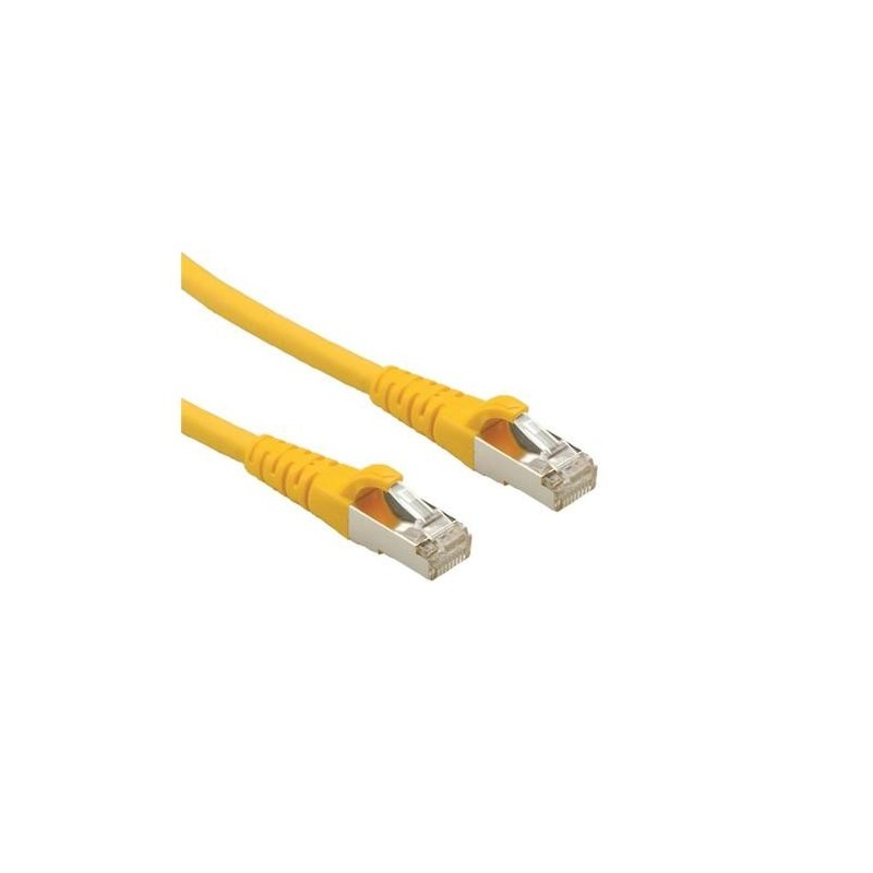 ROLINE S/FTP (PiMF) Patch Cord Cat.6A/Livello componente, LSOH, giall