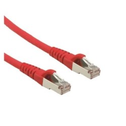 ROLINE S/FTP (PiMF) Patch Cord Cat.6A/Livello componente, LSOH, rosso