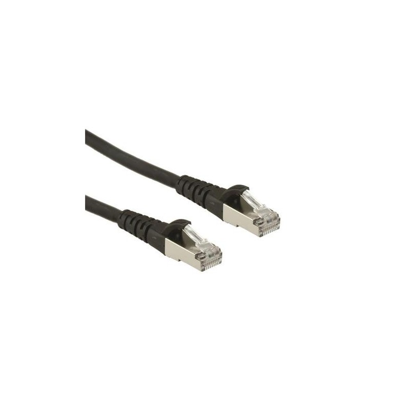 ROLINE S/FTP (PiMF) Patch Cord Cat.6A/Livello componente, LSOH, nero,