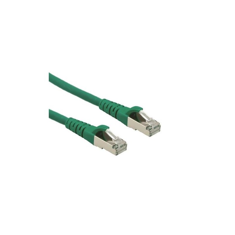 ROLINE S/FTP (PiMF) Patch Cord Cat.6A/Livello componente, LSOH, verde