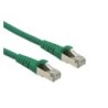 ROLINE S/FTP (PiMF) Patch Cord Cat.6A/Component Level, LSOH, verde, 1m