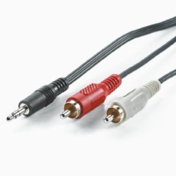 Cavo ROLINE 3,5 mm/2x RCA (M), 1,5 m