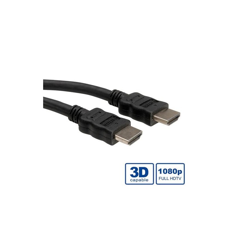 ROLINE Cavo HDMI High Speed &acirc;&euro;&lsaquo;&acirc;&euro;&lsaquo;Ethernet, LSOH, M/M, nero