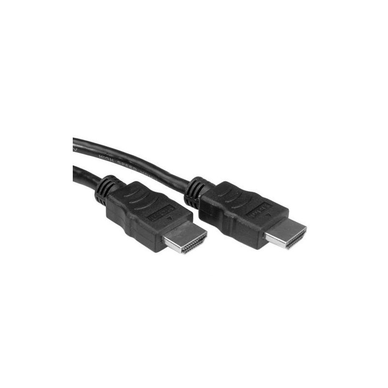 VALUE Cavo HDMI ad alta velocit&Atilde;&nbsp; Ethernet, LSOH, M/M, nero, 1m