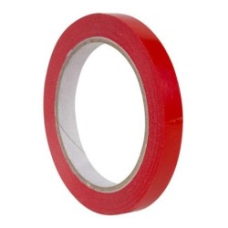 Applica questo adesivo rosso 12 mm x 66 m - Resistente agli strappi -