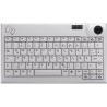 Industry 4.0 Mini Trackball Keyboard - Corded - QWERTY - Light Grey