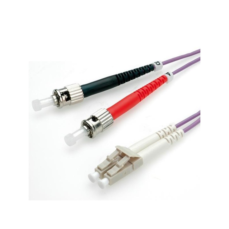 Value 21.99.8771 cavo a fibre ottiche 1 m SC ST Viola (VALUE FO Cable