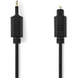 Nedis CAGP25100BK20 cavo audio 2 m TOSLINK 3.5mm Nero (Nedis Optical 