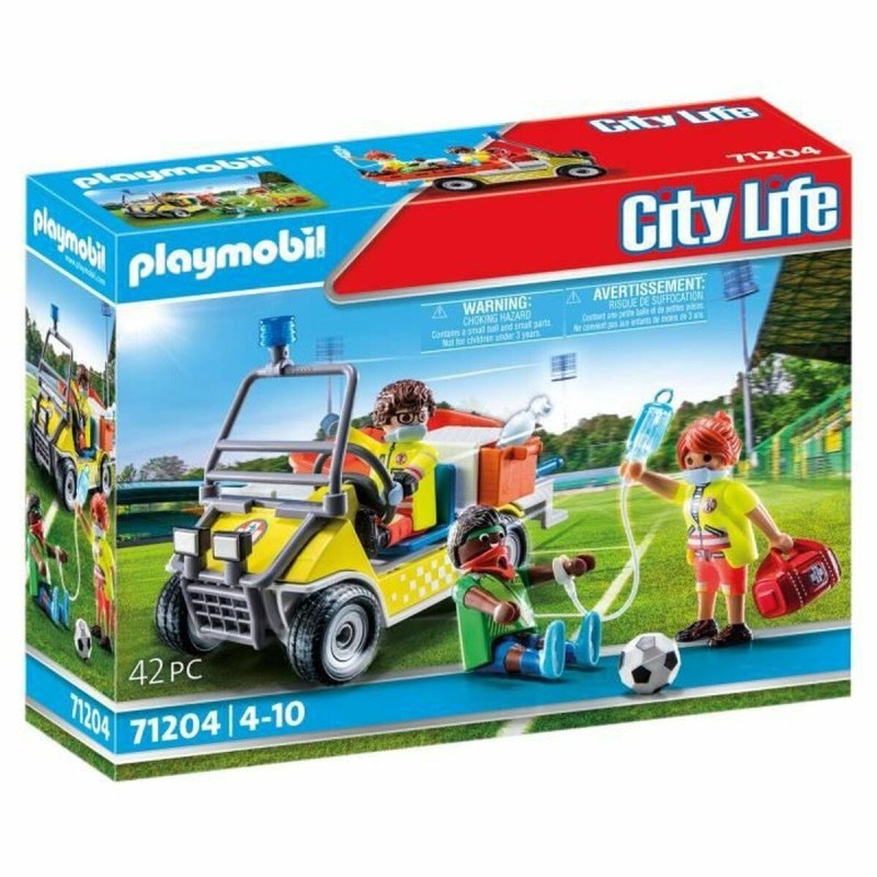 Playset di Veicoli Playmobil 71204 Calciatore 42 Pezzi