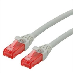 ROLINE UTP PatchCord Cat.6/Livello Componente, LSOH, Grigio, 3m