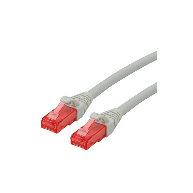 ROLINE UTP PatchCord Cat.6/Livello Componente, LSOH, Grigio, 3m