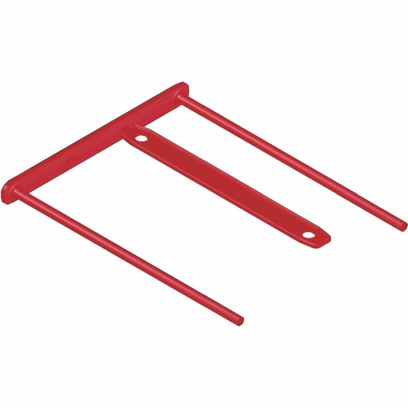 Fastener Fellowes 100 Unit&Atilde;&nbsp; Rosso Plastica